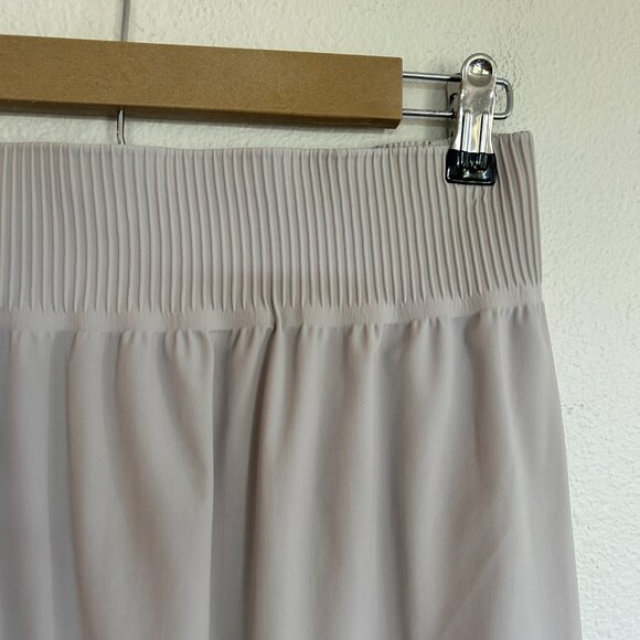 Athleta Skirt S Tan Cosmic High Low Hem Elastic Waist Athleisure Active - Picture 5 of 6